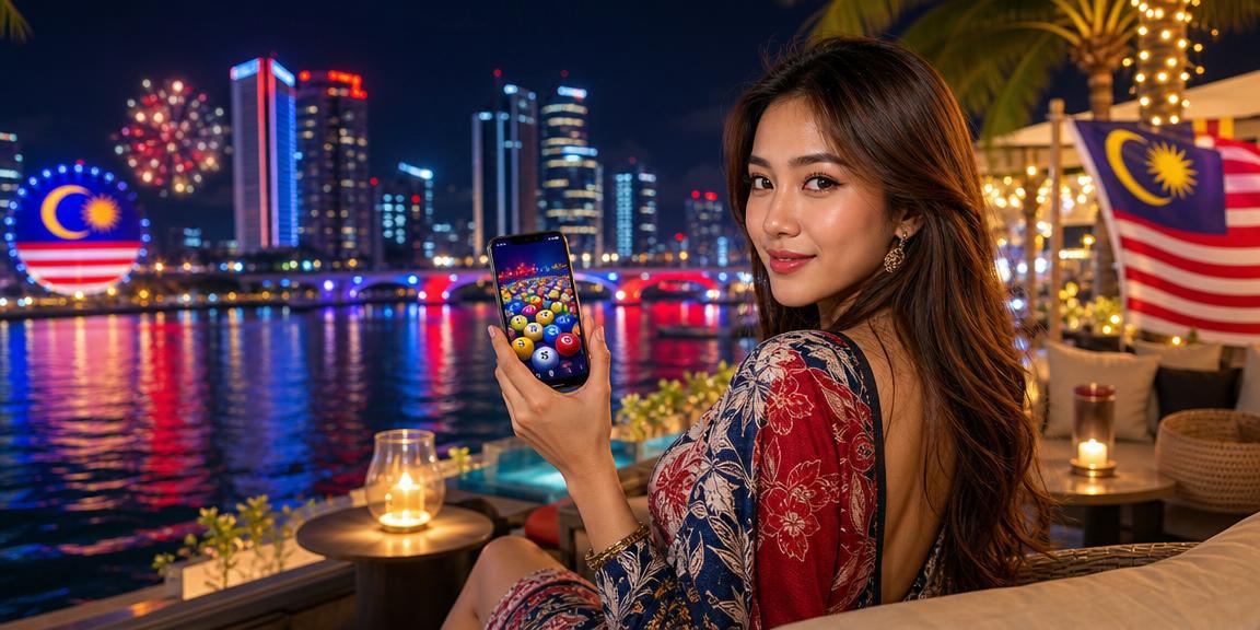 Pemain loteri di Petaling Jaya memilih nombor bertuah melalui platform dalam talian
